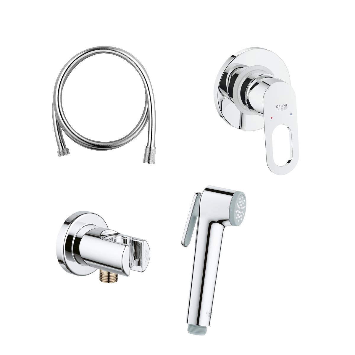 GROHE. Гигиенический душ Grohe BauLoop 124895 комплект