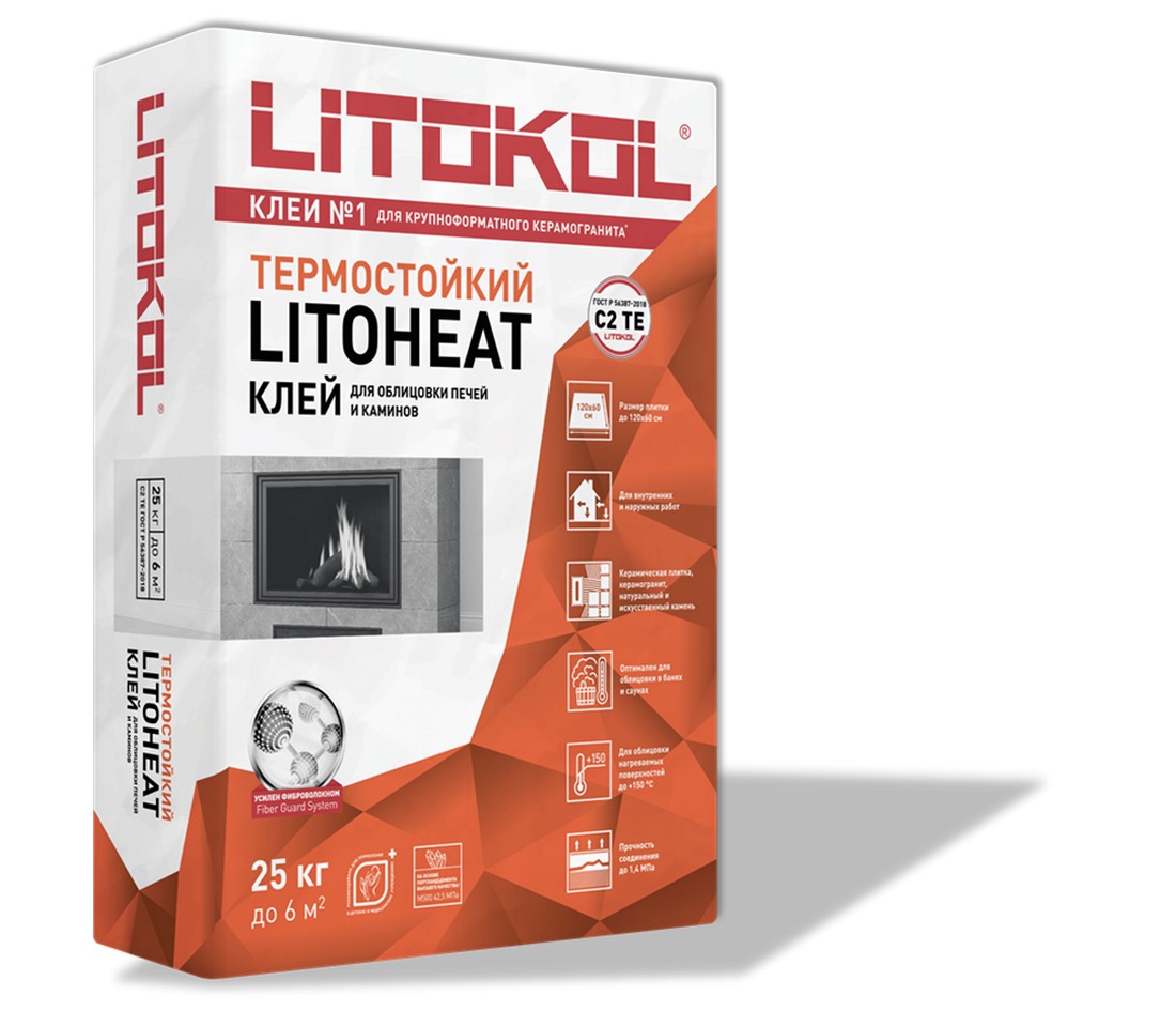 Клей для плитки Литохит Термостойкий  L0511990002