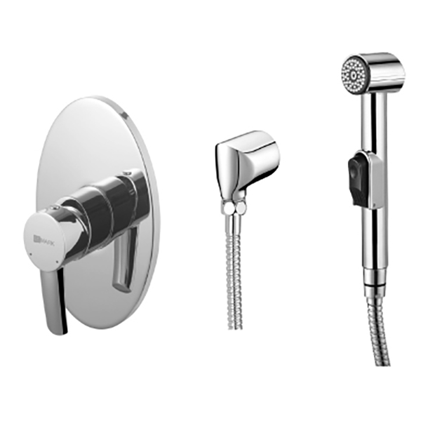 Смеситель Atlantiss LM3219C с гигиеническим душем, встраиваемый, хром