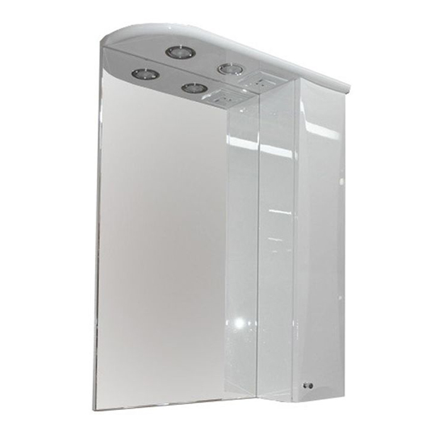 АКВАТОН. Зеркало со шкафом "Джимми 57" 340-2 (798*586*175) (правый)