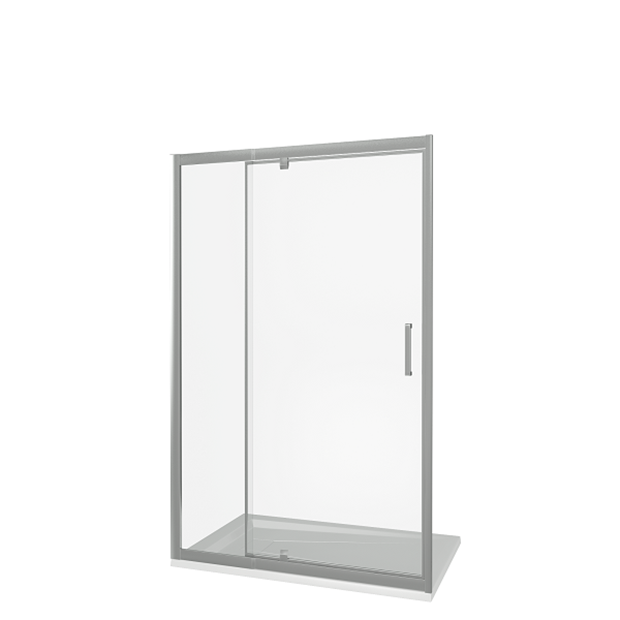Душевая дверь BAS ORION WTW-PD-100-C-CH 1000х1850 Хром Прозрачное 6 мм ОР00016