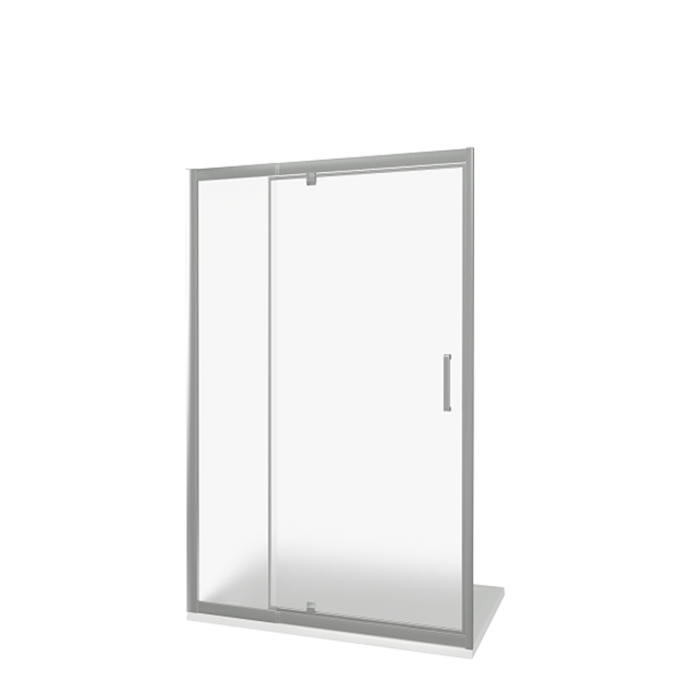 Душевая дверь BAS ORION WTW-PD-120-G-CH 1200х1850 Хром Грейп матовое 6 мм ОР00021