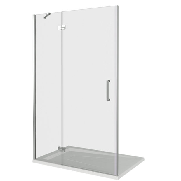 Душевая дверь BAS SATURN WTW-120-C-CH-L 1200х1850 Хром Прозрачное 6 мм СА00003