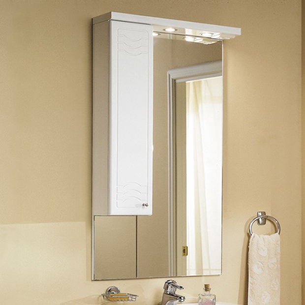 АКВАТОН. Зеркало со шкафом  "Домус 65" 82-2 (1103*650*166) левое