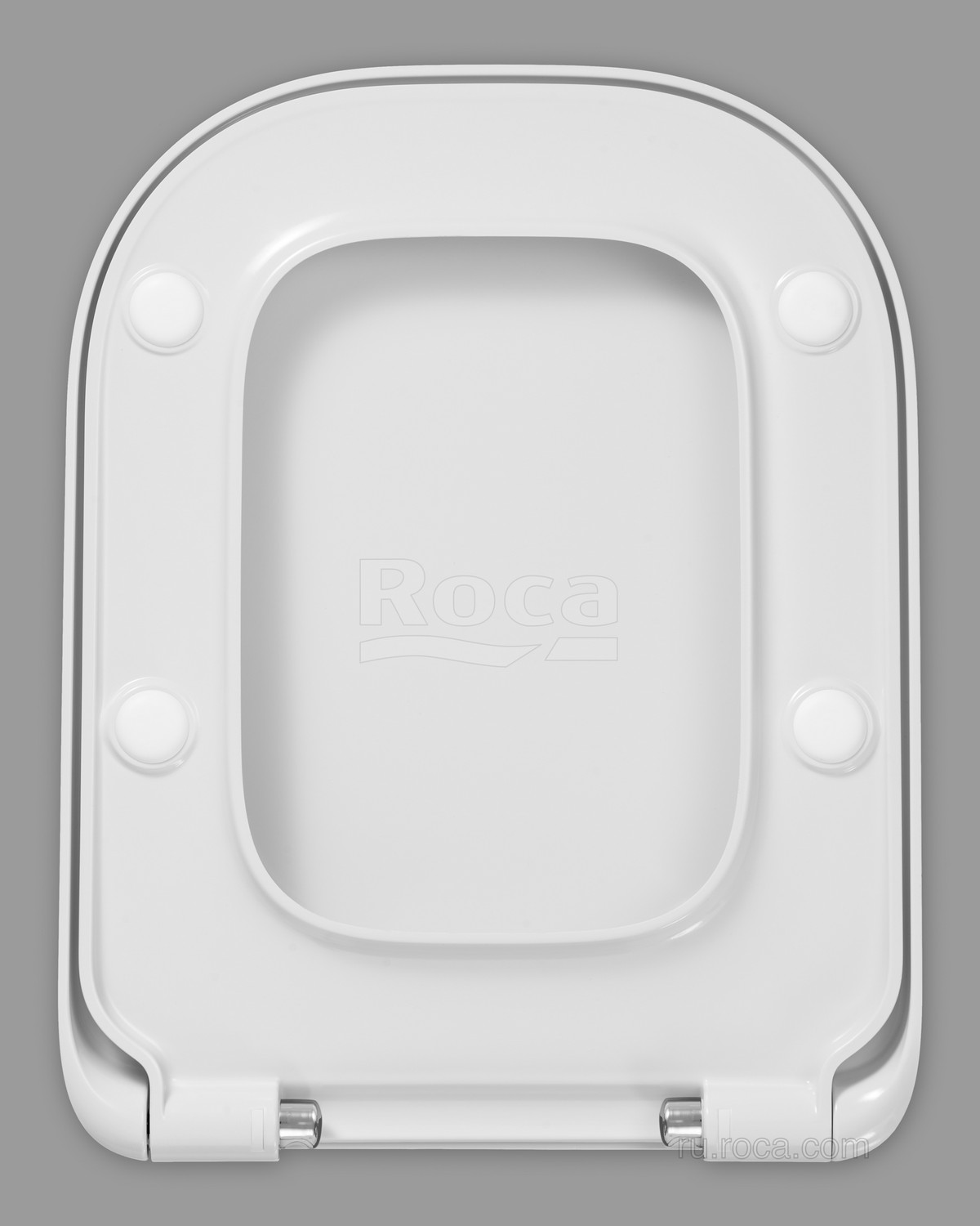 ROCA. Сиденье с крышкой тонкое GAP дюропласт, микролифт 7801472001(ко всему, кроме безоб.компакта)