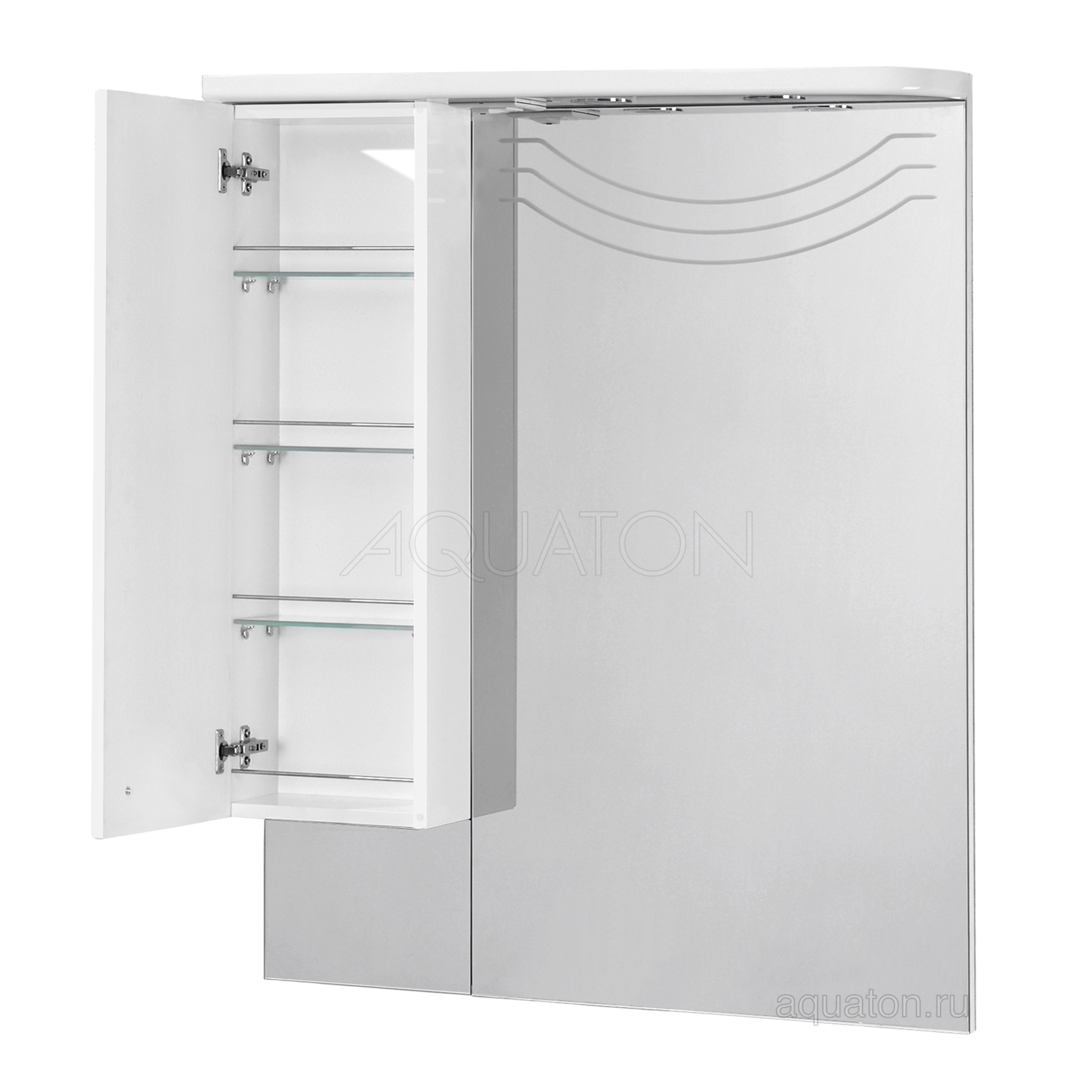 АКВАТОН. Зеркало-шкаф  ДОМУС 95 левый   