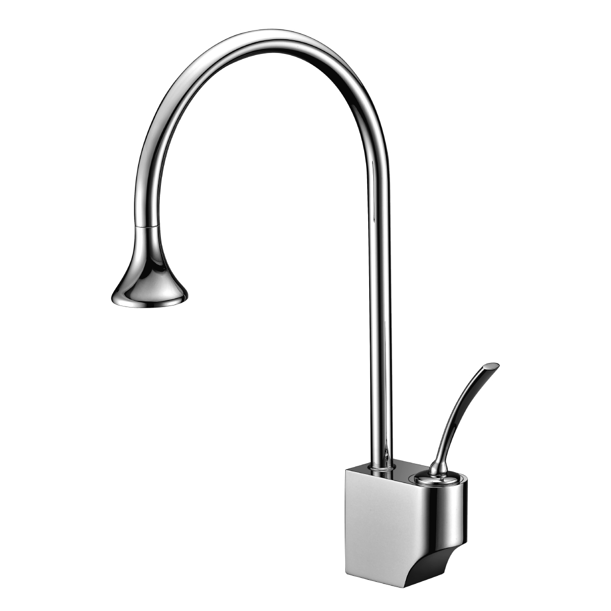 Смеситель Soul LM6005C для кухни с высоким поворотным изливом, хром