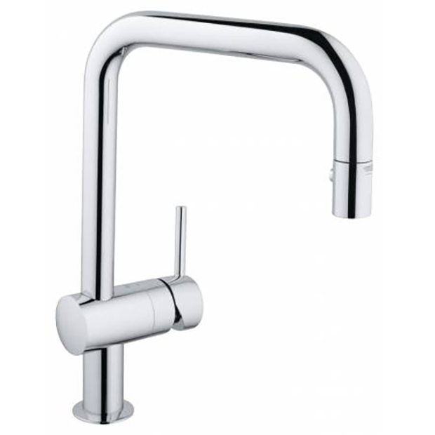 GROHE. Смеситель для мойки Minta с выдвижным изливом, 32322000