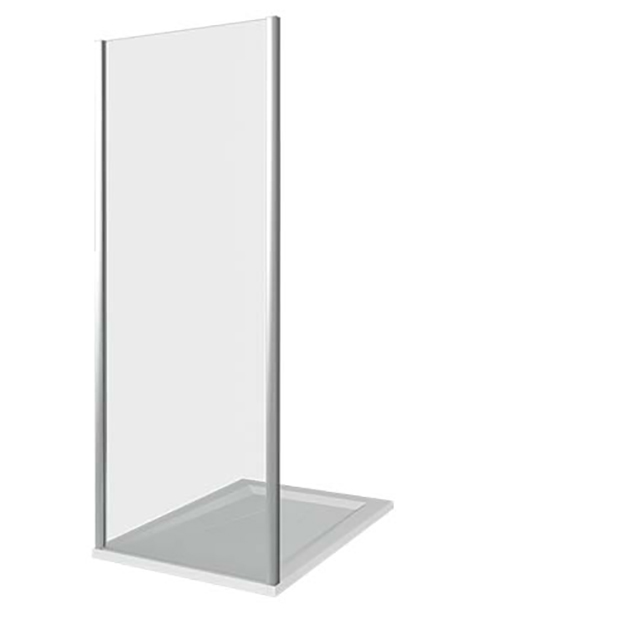 Боковая панель BAS ANTARES SP-80-C-CH 800х1950 Хром Прозрачное 8 мм АН00007