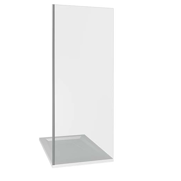 Боковая панель BAS GALAXY SP-80 800х1950 Хром Прозрачное 6 мм ГЛ00001