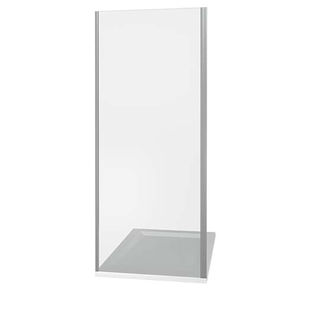 Боковая панель BAS INFINITY SP-80-G-CH 800х1850 Хром Грейп матовое 6 мм ИН00042