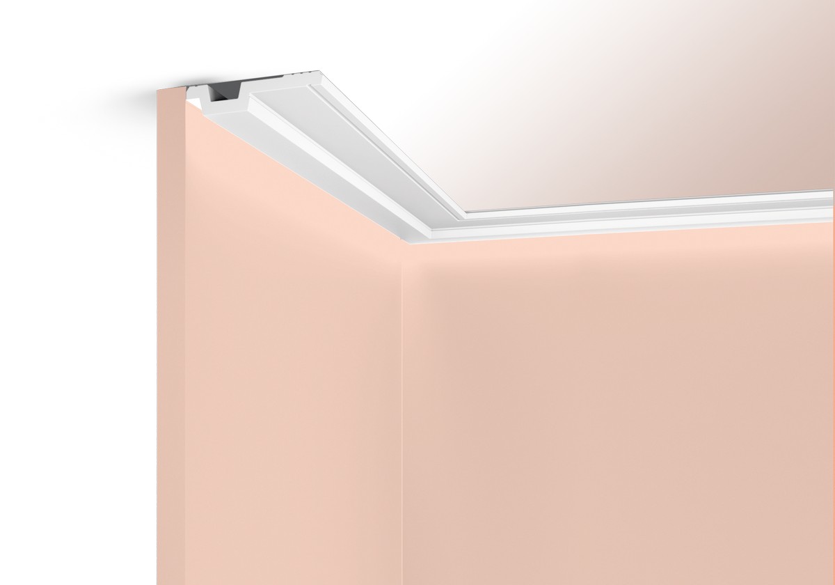 Карниз A90V1 HI WOOD 90мм х 19мм х 2,0м. (20 шт.)