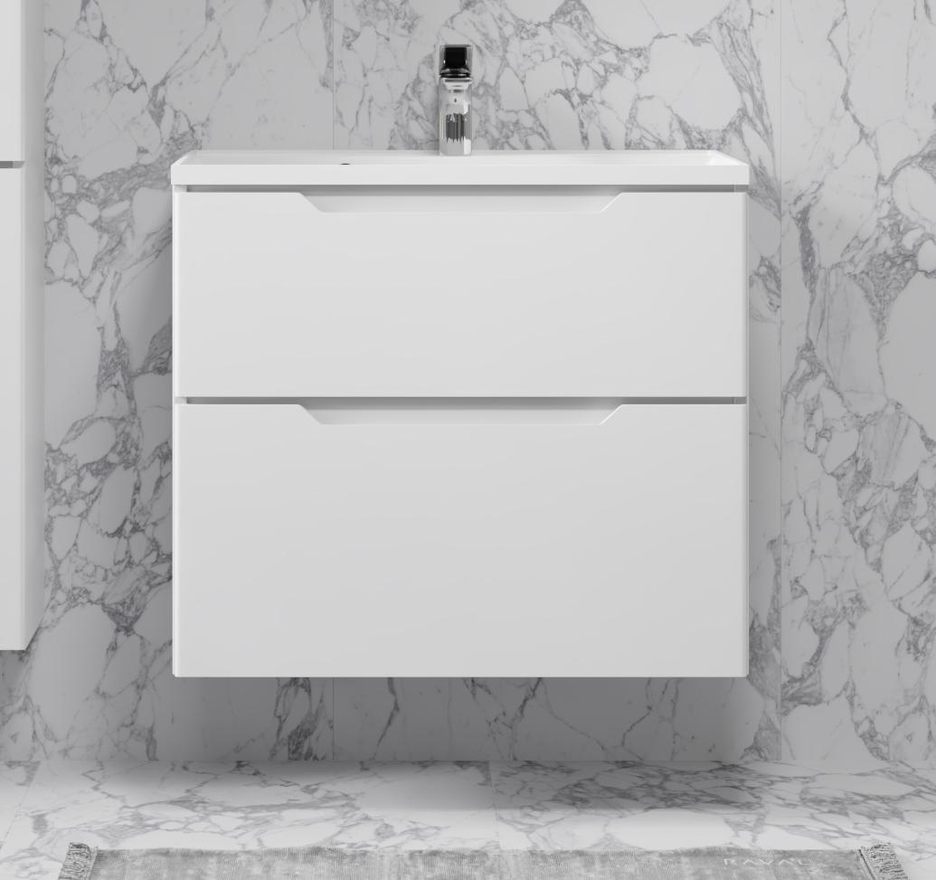 RAVAL Тумба Wector 70 подвесная Белая для раковины Classica Wct.01.70/P/W/MD