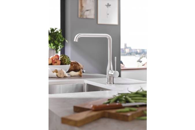 GROHE. Смеситель для мойки Essence New, L- излив, 30269DC0