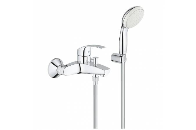 GROHE. Смеситель для ванны Eurosmart 2015 с душевым набором, 3330220A