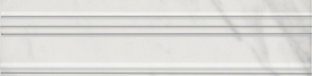 Бордюр Алькала белый глянцевая BLB038 200х50 (15)