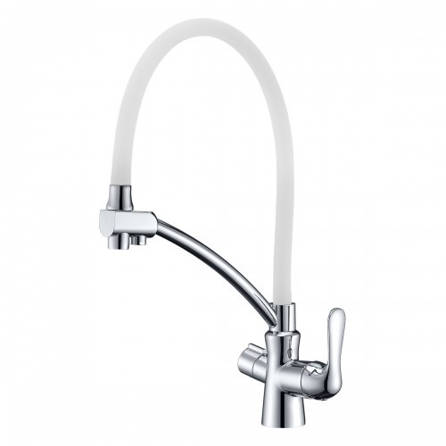 Смеситель Comfort LM3070C-White для кухни с подключением к фильтру с питьевой водой