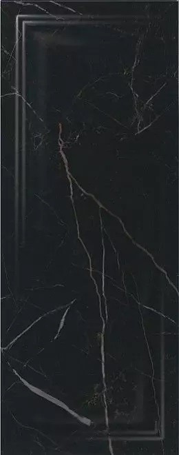 Облицовочная плитка Алькала черный глянцевая 7201 200х500 (1,2*64,8)